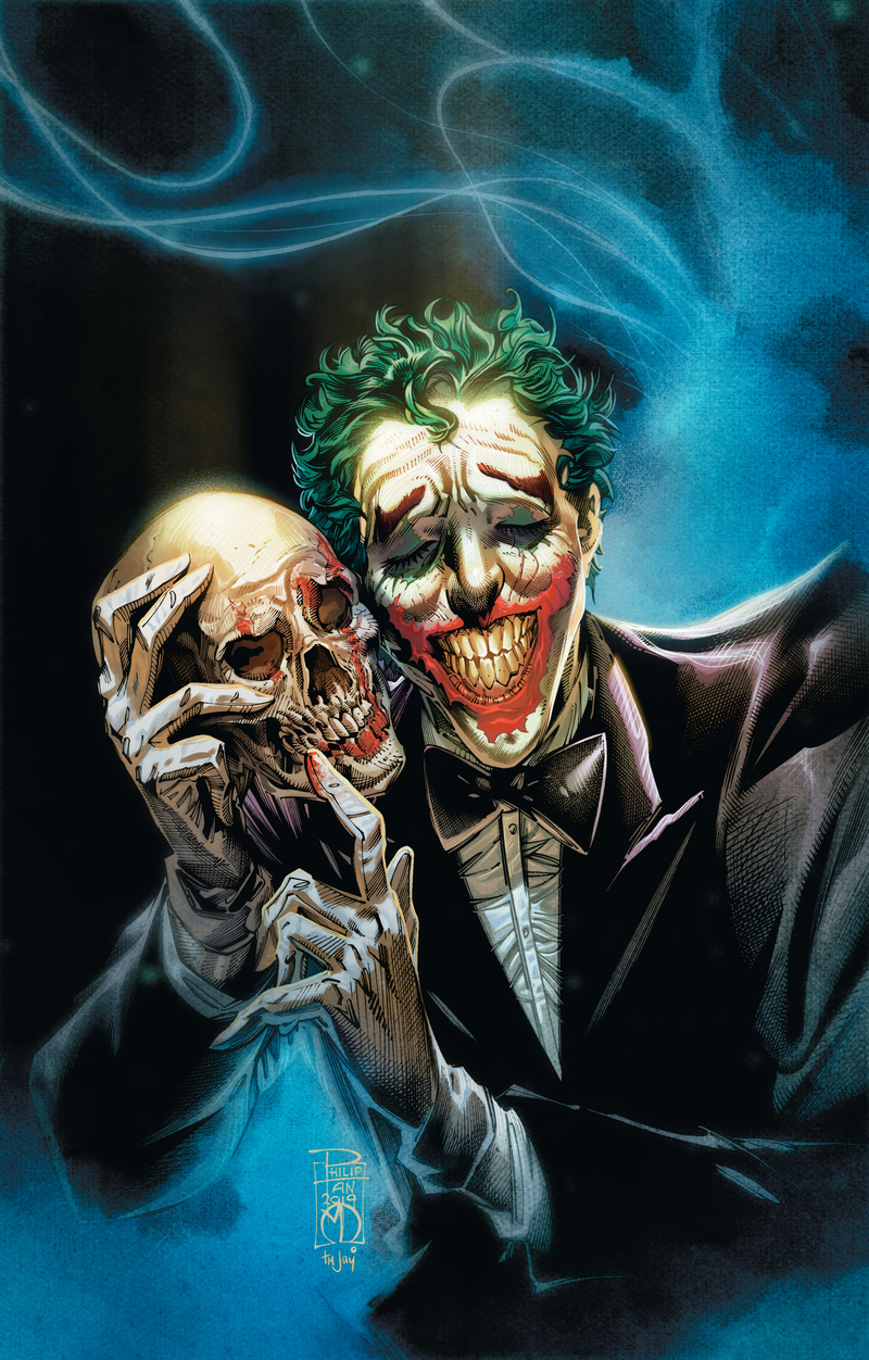 The complete cover image for The Joker: Year of the Villain #1.